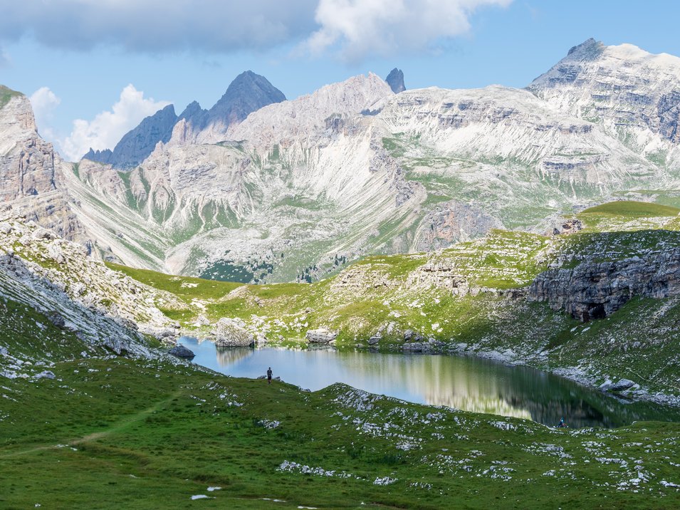 Der türkisblaue Crespeinasee Der türkisblaue Crespeinasee