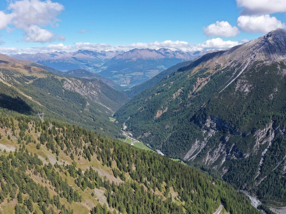 Marmortransport im Vinschgau Marmortransport im Vinschgau