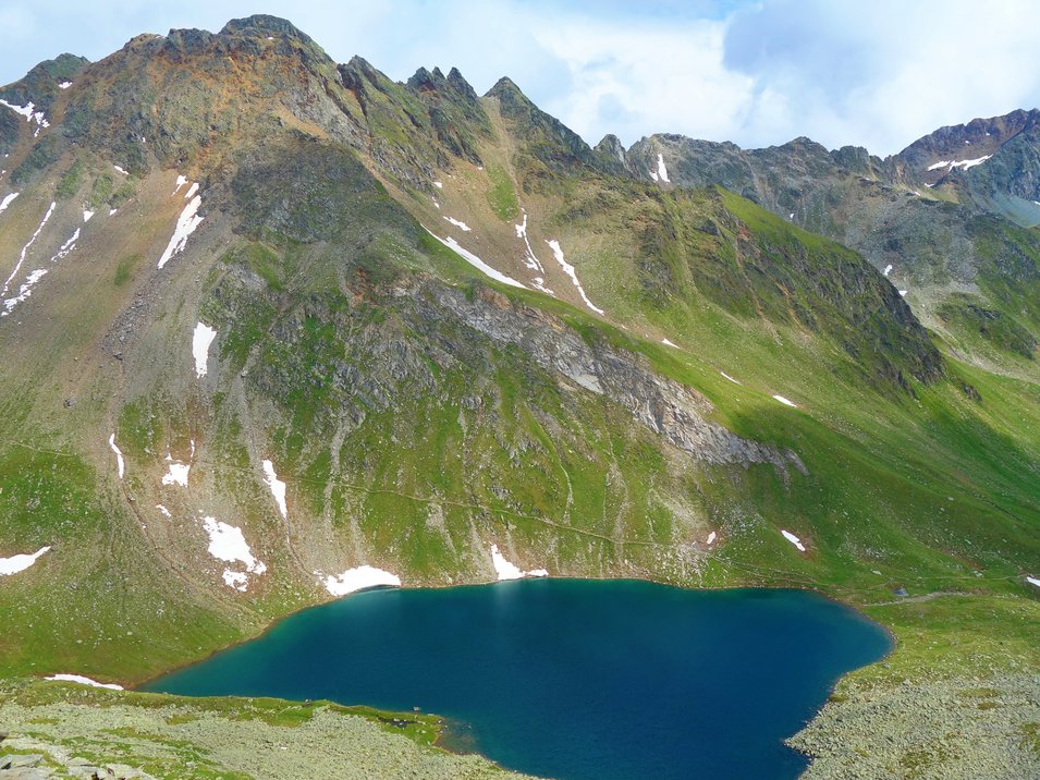 Eisbruggsee – Gletschersee in den Pfunderer Bergen Eisbruggsee – Gletschersee in den Pfunderer Bergen