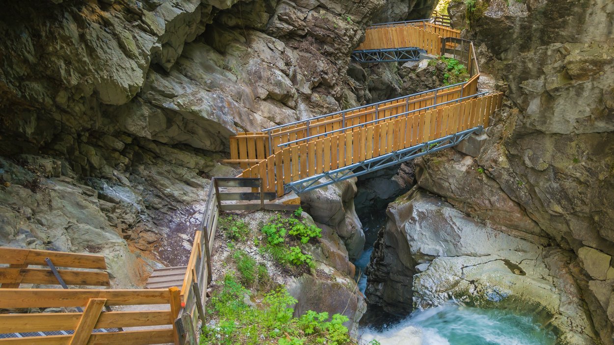 Una spettacolare cascata in Alto Adige Una spettacolare cascata in Alto Adige