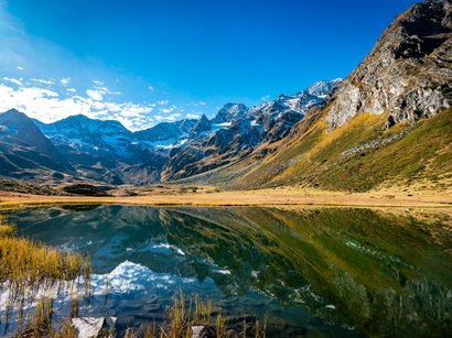Der Stausee von Vernagt ist ein Paradies für Fischer Der Stausee von Vernagt ist ein Paradies für Fischer